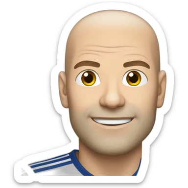 Zinedine Zidane sticker