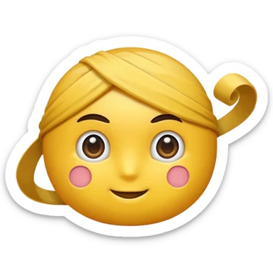 Свеча с бантиком  sticker