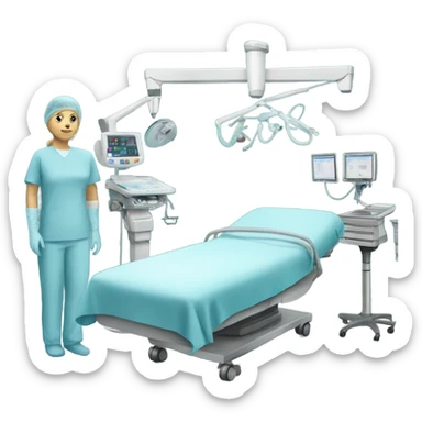 Operating room sticker