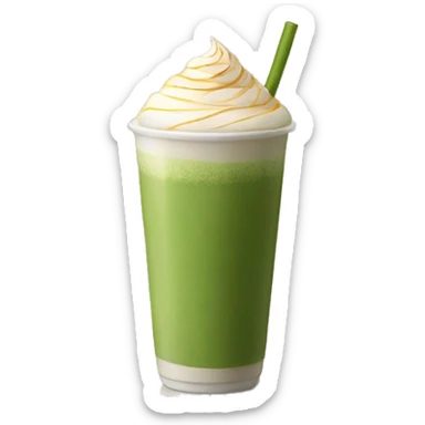 matcha latte  sticker