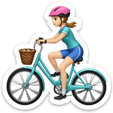 Grab bike women sticker