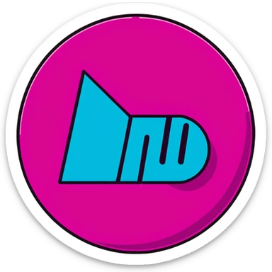 Minimalist sticker with white 'tt' letters on a black circle with cyan, magenta, and yellow dots below, NEW DROP text with street style influence sticker