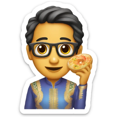 INDIAN PANI PURI`` sticker