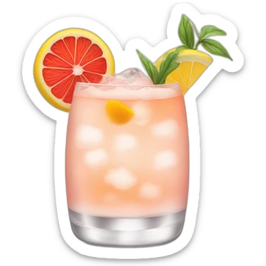 Paloma cocktail sticker