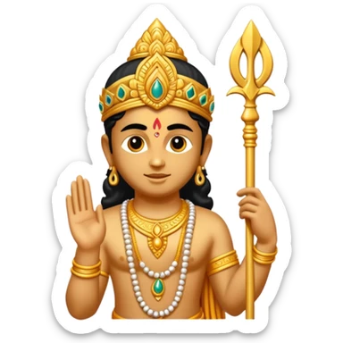 Lord murugan weapon sticker