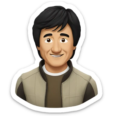 jackie chan sticker