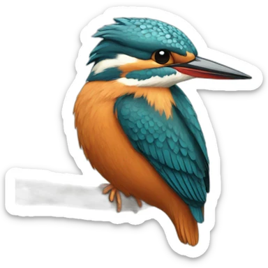 kingfisher sticker