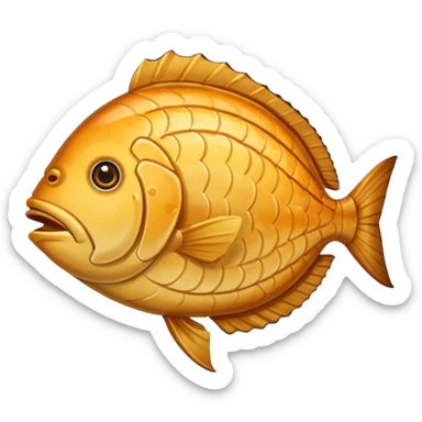 cooked shield fish sticker