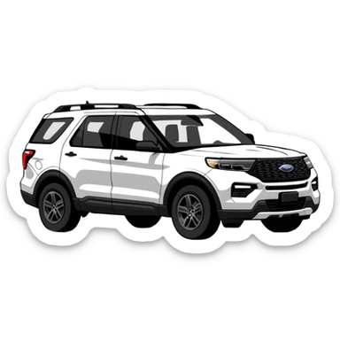 Ford Explorer SUV sticker