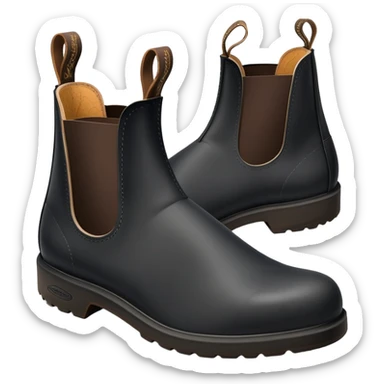 Blundstone black Chelsea boots  sticker