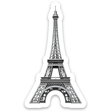 make the effiel tower sticker