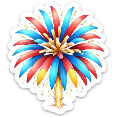 fireworks sticker