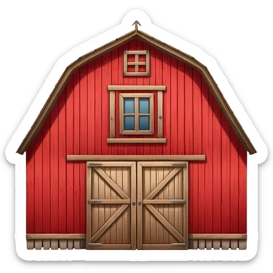 a farm barn sticker