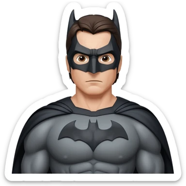 christian bale batman standing sticker