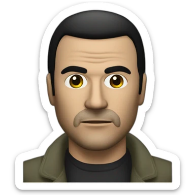 GTA III Italian Mafia man with shotgun sticker