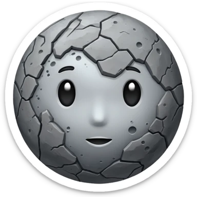 The planet Mercury with no face sticker