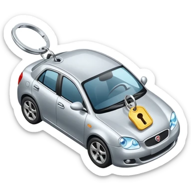 car key with a price tag sticker