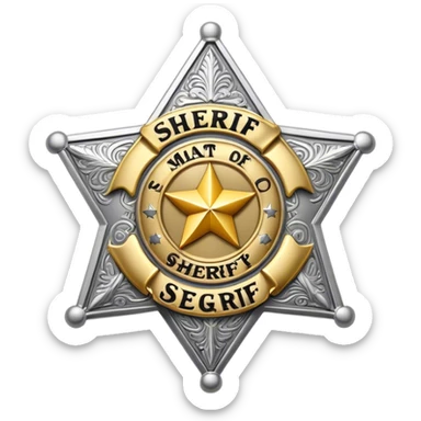 sheriff sergeant insig sticker