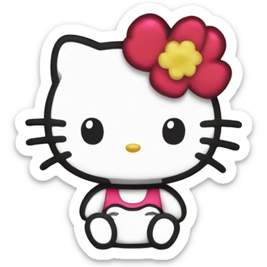 Hello-kitty hello-kitty sticker