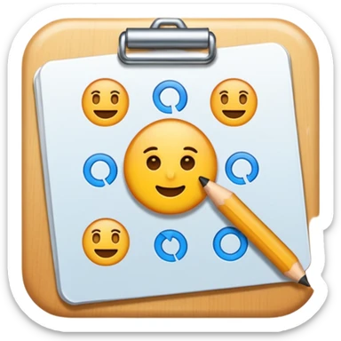 written guide sticker