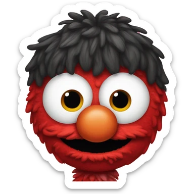 Cute Elmo head sticker