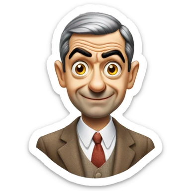 mr bean sticker