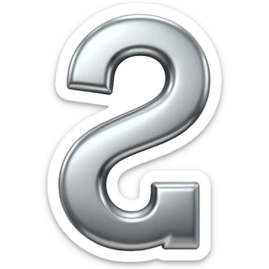 Question mark sticker