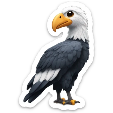 condor de los andes con montañas sticker