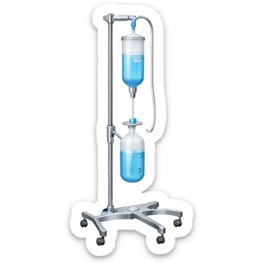 IV stand sticker