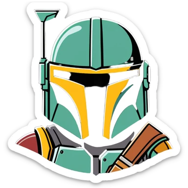 mandalorian sticker