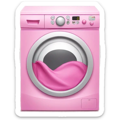 household appliances pink sticker