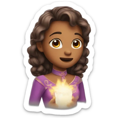 Stunning and amazing reaction in cute character sticker