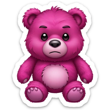 Lotso pink teddy bear villain sticker