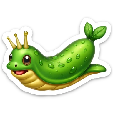 Slurped Nibbles Slug sticker