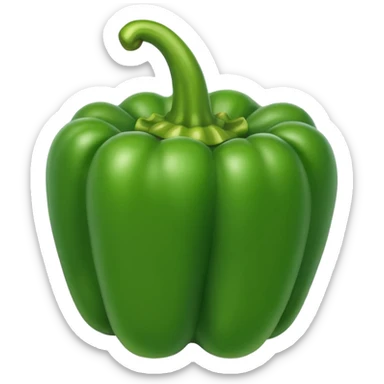 green Bell Pepper
 sticker