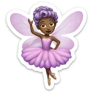 Sugarplum fairy sticker