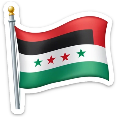 I need syria flag the green one  sticker