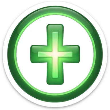 discord emoji's for a sword, shield, and a healing icon in the same style. Make it 3 separate emojis sticker