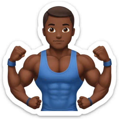 bodybuilder  dosh Basa rate  sticker