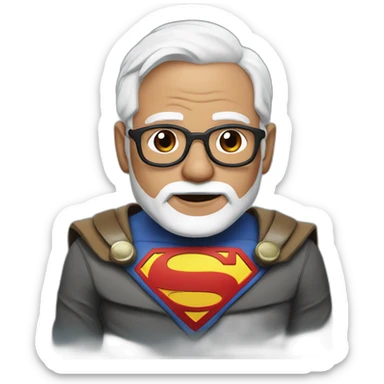  Super man Modi  sticker