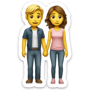 triste et amoureux sticker