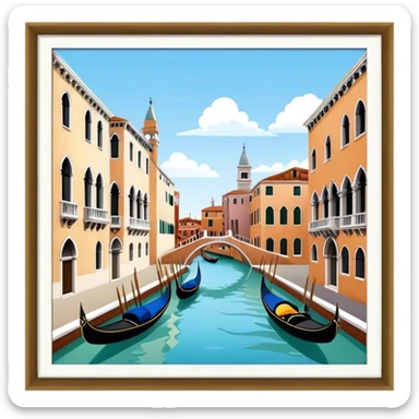 venice italy sticker