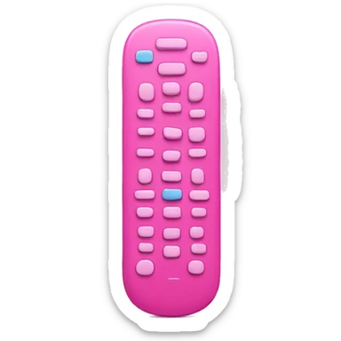 Pink remote sticker