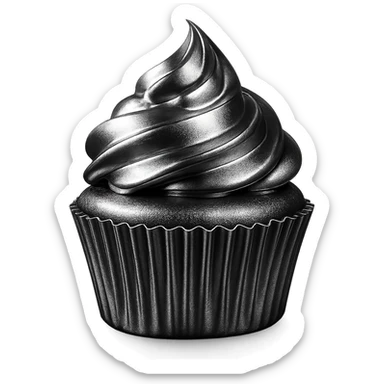 gothic cupcake sticker