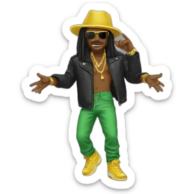 Dancehall jamaïcain  sticker