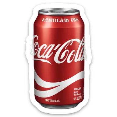 Coca cola sticker