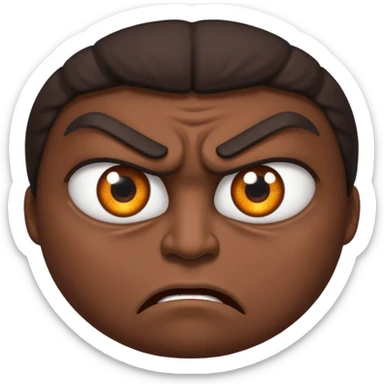 Angry Only single eye WITHOUT face sticker