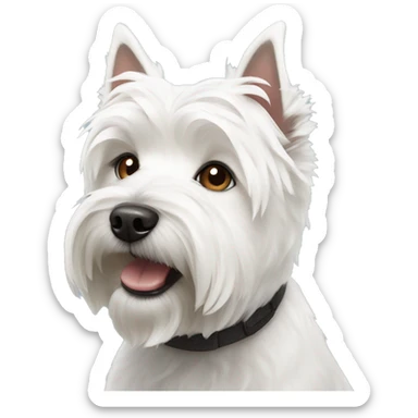 west highland white terrier sticker