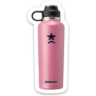 pink stanley water bottle 40 oz tumbler sticker