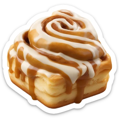 Cinnabon with peanut  sticker